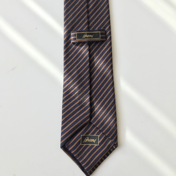 Brioni striped silk tie - Picture 6 of 7